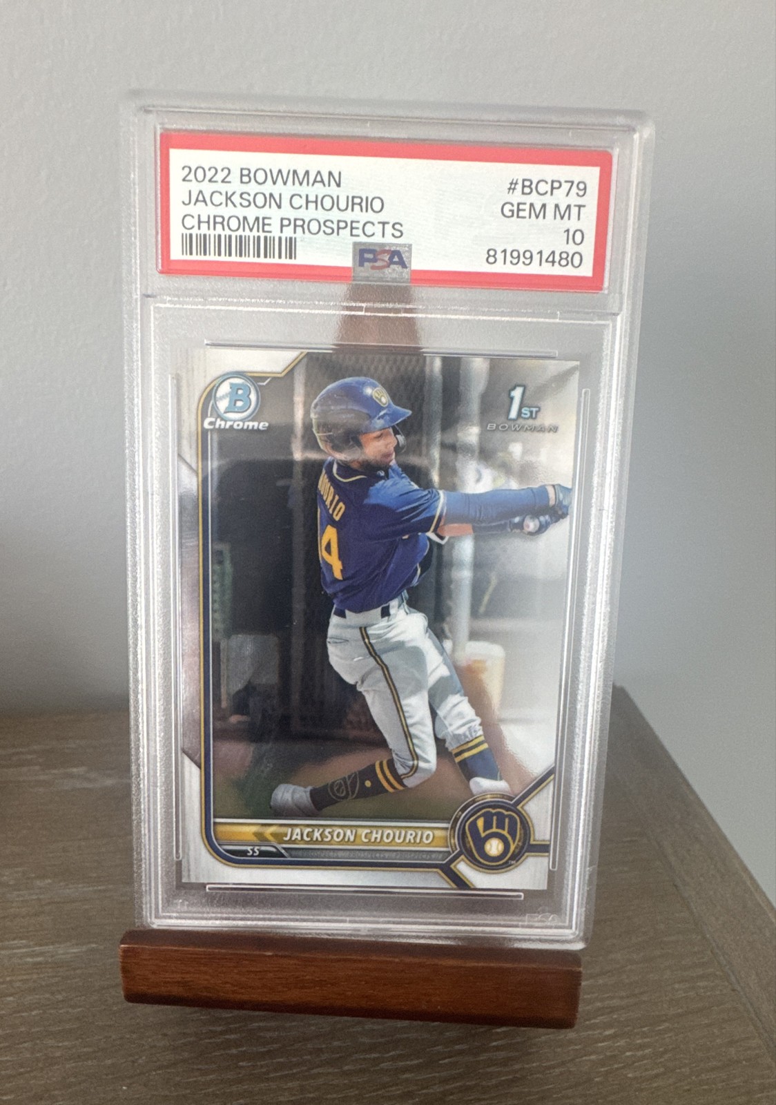 2022 Bowman - Chrome Prospects Jackson Chourio #BCP-79 (RC)