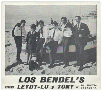 C2065/Los Bendel`s from Spain Pop Band Autographs 1966