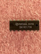 SN74S175N IC FLIP FLOP D TYPE 16 PIN DIP TEXAS INSTRUMENTS LOT OF 10