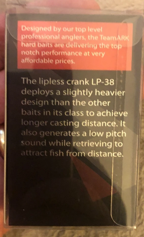 Team Ark LP-38 Lipless приманка тонущий мистический сексуальный Shad 2-1/8 дюйма. - 13/32 унц новый в упаковке - Изображение 2 из 2