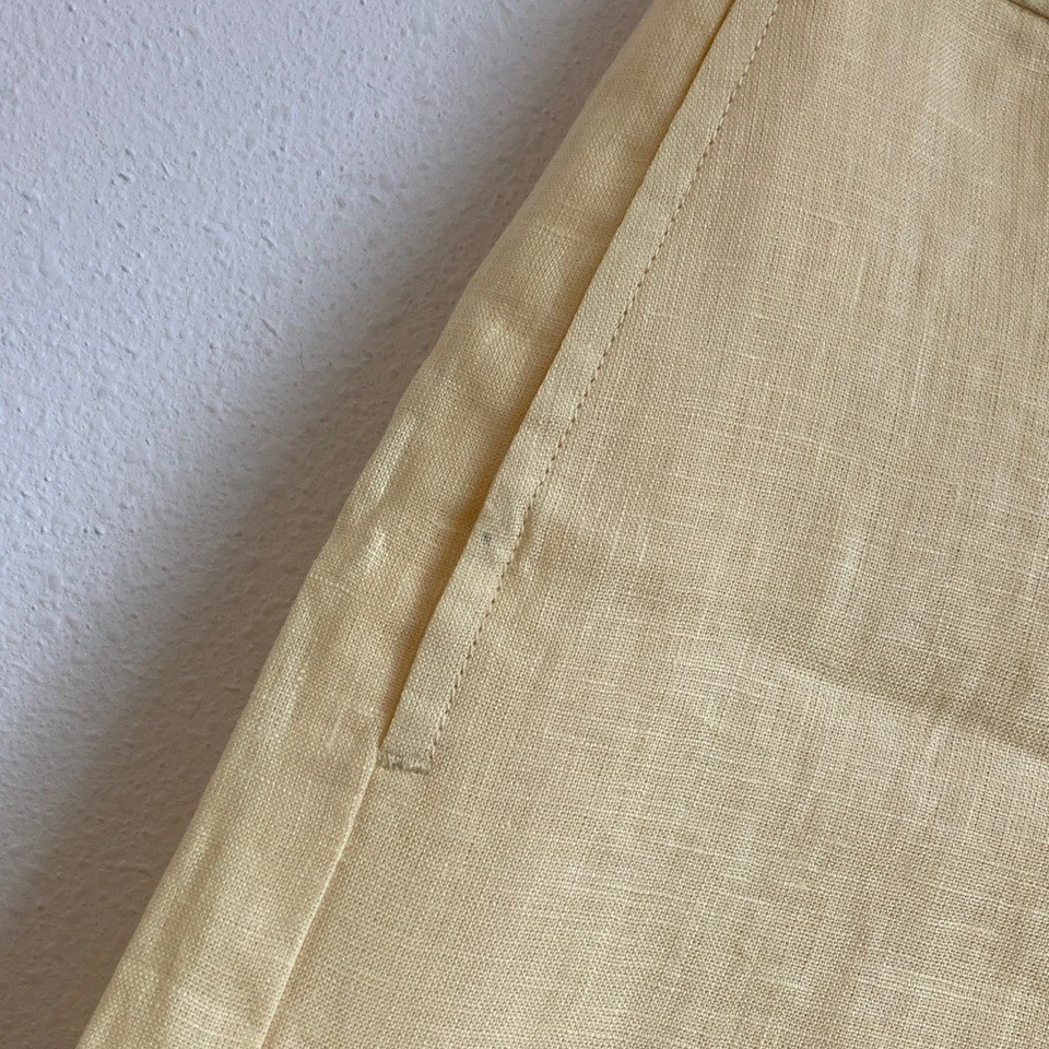 J. Corto para mujer Crew 3" Harbor en lino XS Sweet Merengue Foto 3 de 4