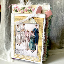 Handmade Vintage Layered Junk Journal   OOAK ...