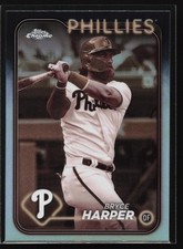 2024 Topps Chrome Bryce Harper #62 Sepia Refractors