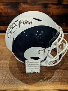 eric dickerson autographed helmet