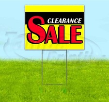 CLEARANCE SALE 18x24 Yard Sign WITH STAKE Corrugated Bandit USA