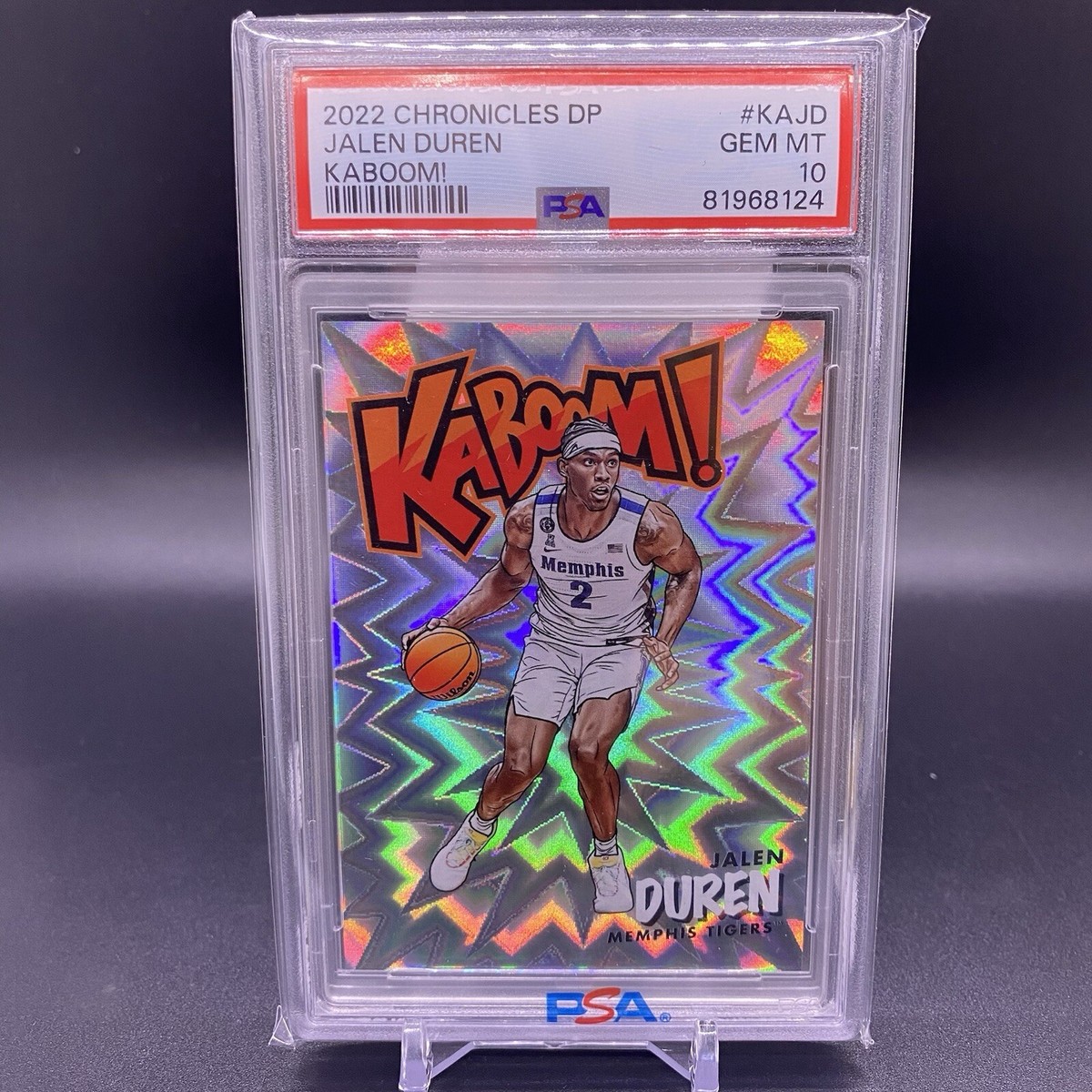 PSA 10! 🚨2022-23 Panini Kaboom! Jalen Duren Detroit Pistons