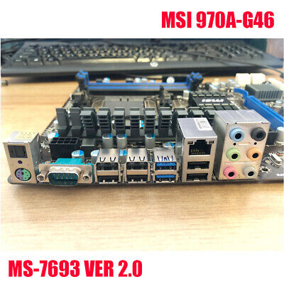For Msi 970a G46 Am3 Amd 32gb Ddr3 Sataiii Atx Motherboard Ms 7963 Ver 2 0 Ebay For Msi 970a G46 Am3 Amd 32gb Ddr3 Sataiii Atx Motherboard Ms 7963 Ver 2 0 Ebay