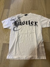 Vintage Hustler T Shirt Men Medium Hardcore Since  74 White