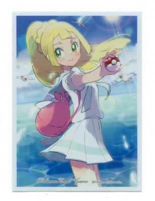 Lillie & Wingull Ver.1 Individual Card Sleeve Pokemon Center Japan Original