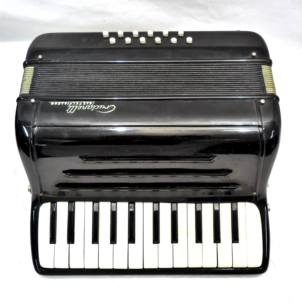 Vintage Crucianelli 12 Button Accordion in Case eBay