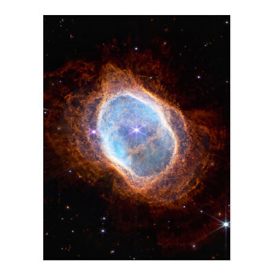 NASA James Webb Weltraumteleskop Südlicher Ringnebel NGC 3132 Leinwandbild Poster