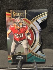 2023 Panini Select Cody Mauch Die-Cut Black And Green RC - Bucs