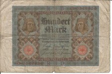 GERMANY 100 MARK 01/11/1920 #1