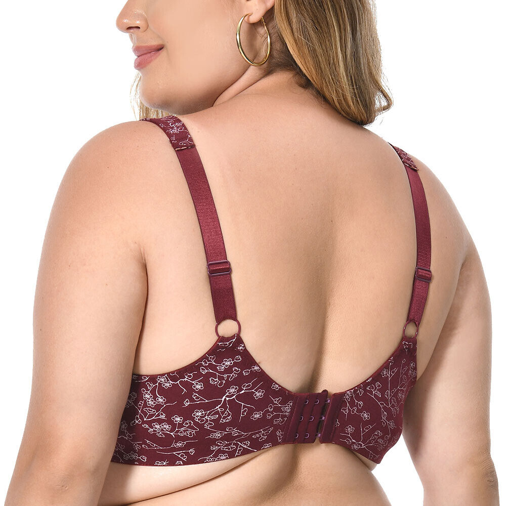 Women's Wireless Cotton Plus Size Full Coverage Unlined Support