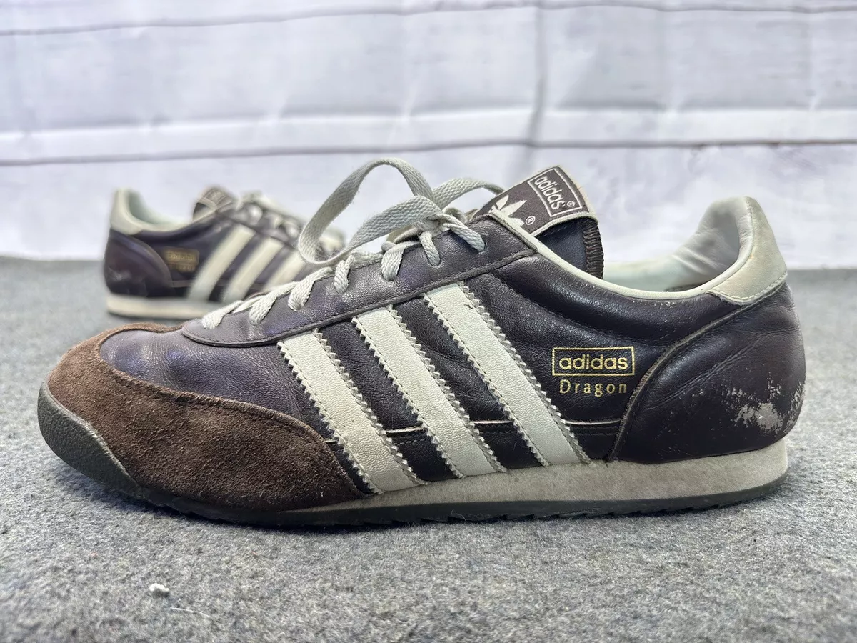 Adidas Originals 2005 Dragon Brown White Sneakers Mens Size 9.5 Fast Shippin