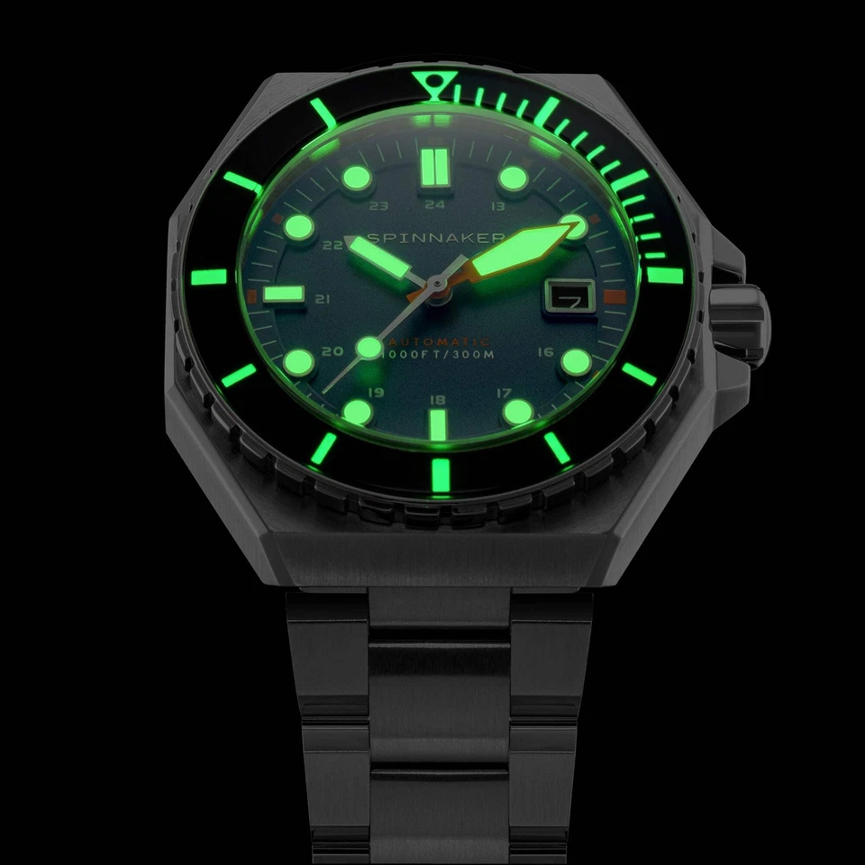 Spinnaker Dumas Blue / Black / Stainless Steel | Blue Dial 44mm Japanese Automat - Image 3 of 4