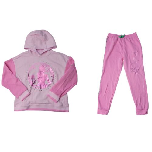 NWT Character Girls 2-Piece Hoodie & Jogger Fleece Set Pink XS (4/5)