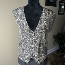 Vintage 90 s Silk Vest - Excellent Condition M/L