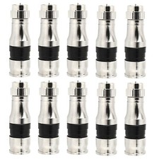 Rg11 Connectors 10 Packf Type Connectorsrg11 Coax Cable Compression Fitting With