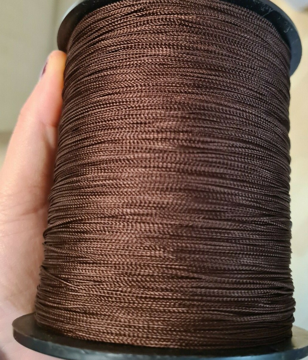 20 Rollen Makramee-Schnur 0,8mm - 1000m Nylonfaden In 20 Farben Für DIY Schmuck