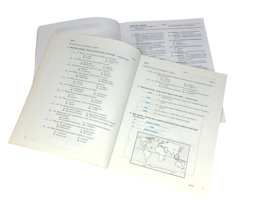 A Beka Old World History Geography Teacher Key Maps Review Sheets Test Booklets - Imagen 12 de 12