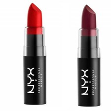NYX Professional Makeup Matte Lipstick QTY 3