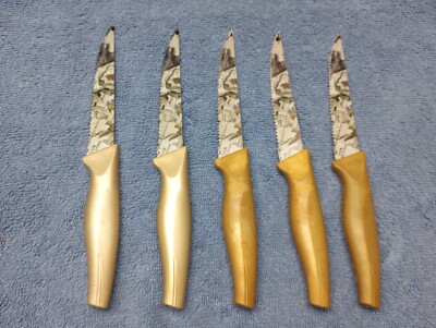 5 Karcu Zodiac Print Serrated Knife Knives