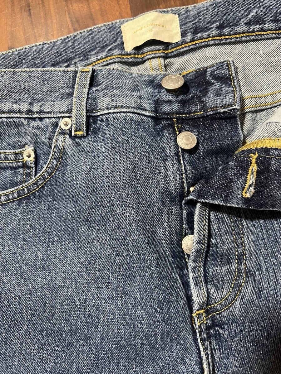 Aime Leon Dore ALD Straight Fit Denim 5-Pocket Italian Cotton Blue