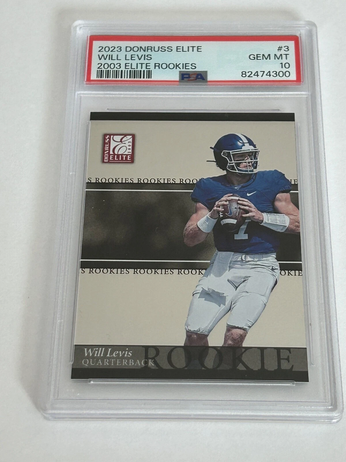 Will Levis Panini Donruss Elite 2003 Elite Rookies #3 Base