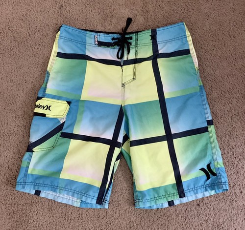 Hurley Boardshorts -Blue, Yellow, Black 