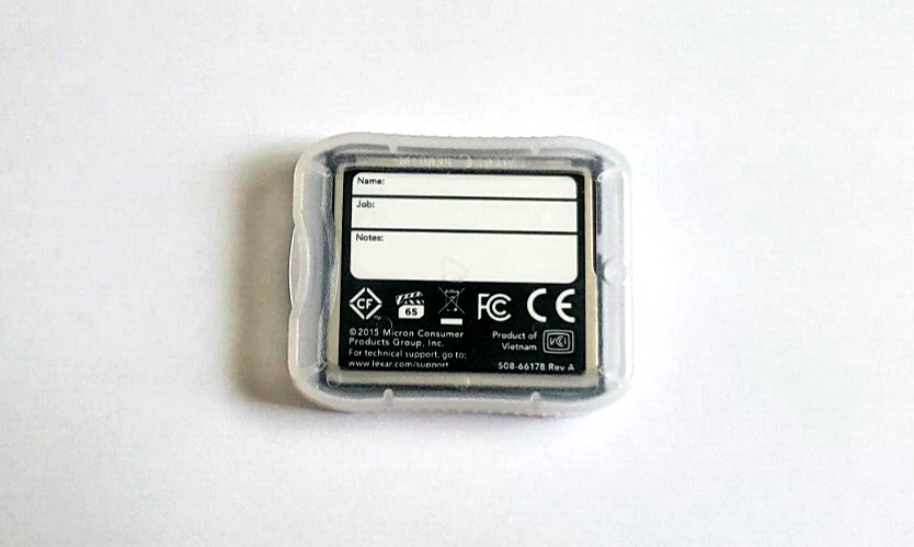 Lexar Professional 1066x 128GB CompactFlash Card, Up to 160MB/s Read - Image 2 of 2