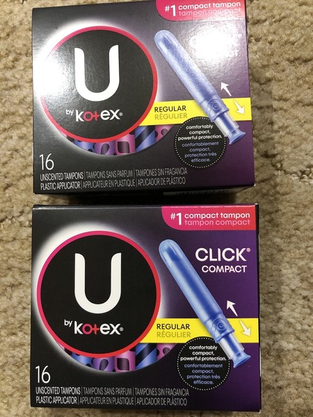 2 U By Kotex Click Compact Tampons Regular 16 Unscented Laurus Pharma Com
