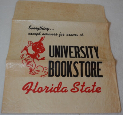 Florida State University Seminoles Late 1960s FSU University Bookstore ...