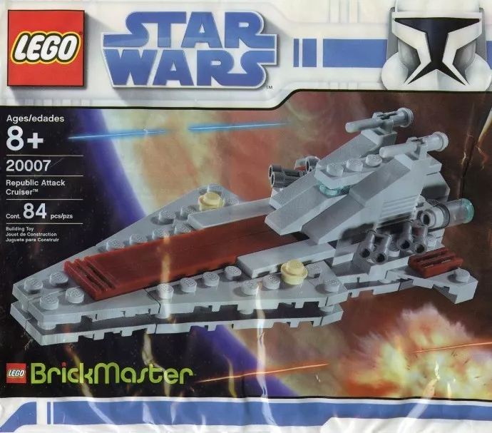 LEGO Star Wars Brickmaster 20007 Republic Attack Cruiser Venator