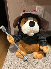 ELVIS DOG SINGER PLUSH PLAYS "BLUE CHRISTMAS"