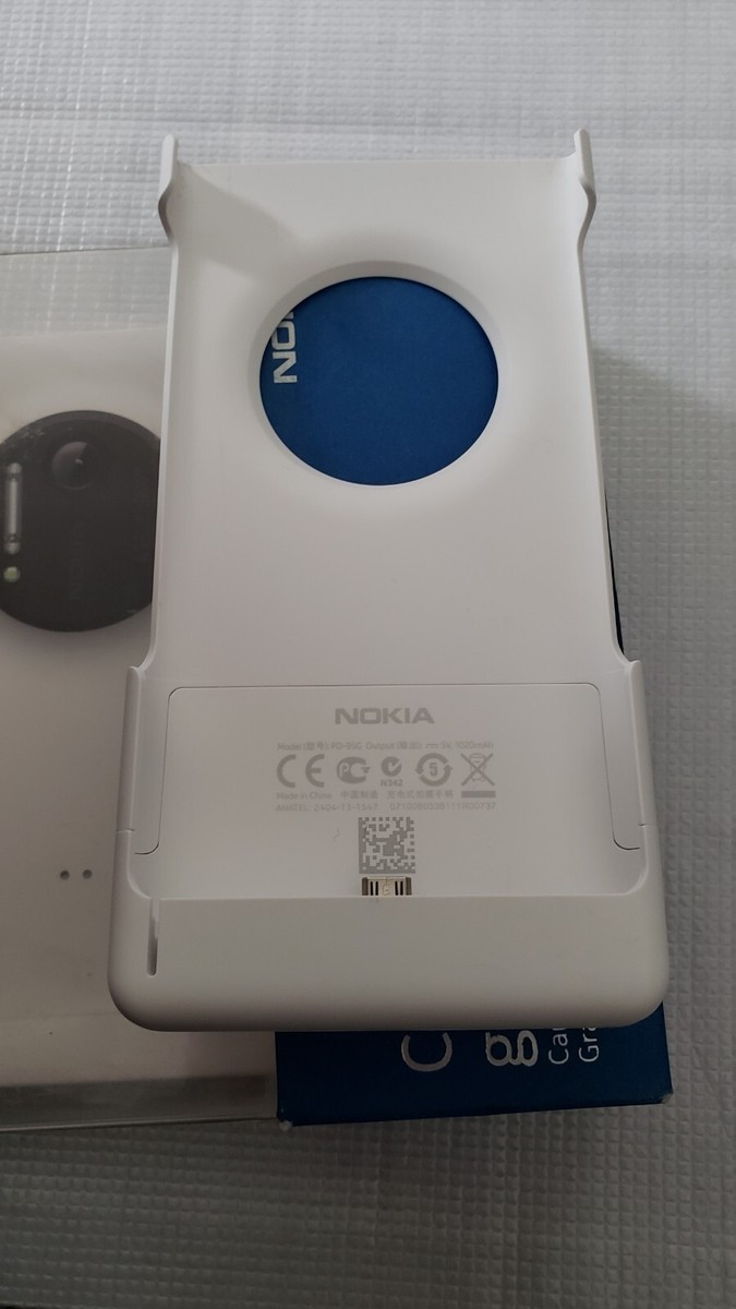 Nokia Lumia 1020 Camera Grip Case PD-95G White Packing Damged | eBay