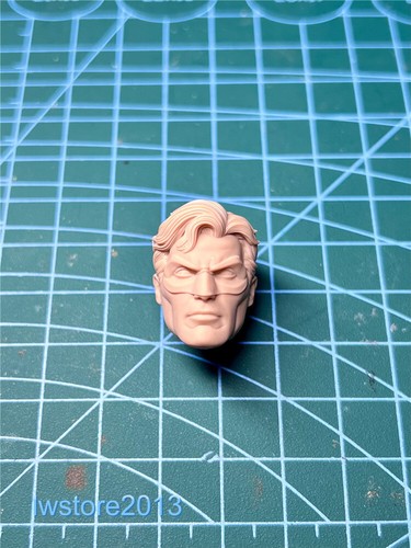 1:6 Head Sculpt Carved Calm Green Lantern For 12" Male Action Figure Body Toys - Picture 5 of 6