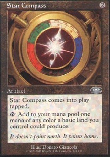 MTG magic cards 1x Star Compass - Foil Planeshift NM-Mint, English
