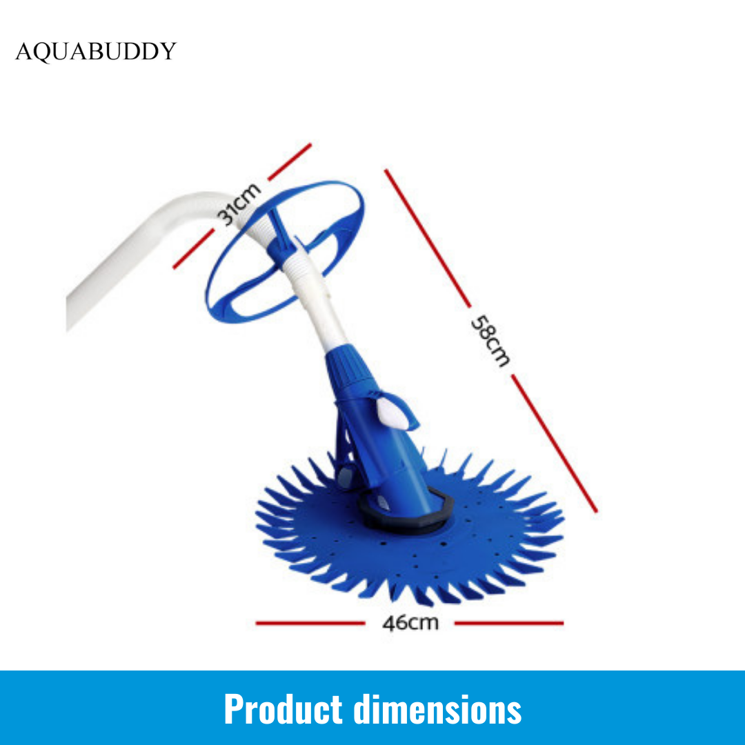 Aquabuddy Swimming Pool Cleaner Automatic Wall Floor Climb Above Ground Vacuum 9350062276051 eBay