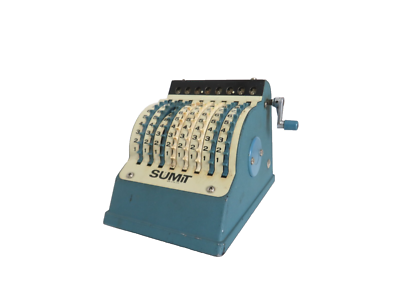 #ad #ad Vintage SUMIT Mechanical Adding Machine Calculator Mfd. by Pearl Engraving Corp $59.99