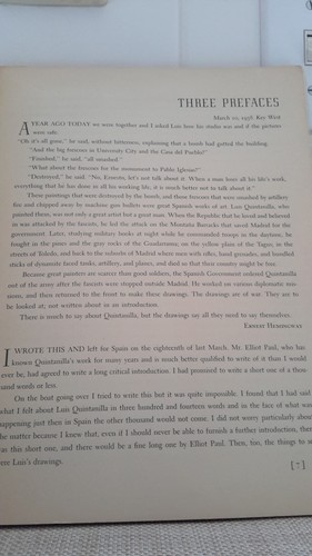 Luis QUINTANILLA Elliot Paul All the Brave Drawings of the Spanish War 1st ed - Picture 7 of 17