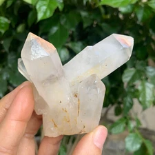 152g Natural white crystal cluster point mineral specimen Chakras Healing