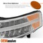 Chrome LED Projector Headlights For 2004-2008 Acura TL (UA7) - Pair, Left & Right