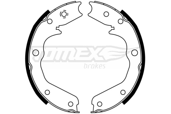 Tomex Brakes Bremsbackensatz Bremsbacken Hinten FüR Opel Frontera A 5_MWL4-image