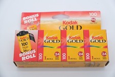 UNOPENED Vintage Kodak Gold 100 Film 24 EXP 4 Pack EXPIRED
