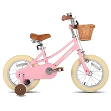 Girls Bike with Training Wheels 12 inch Bicycle JOYSTAR Kids bike Gift for girls