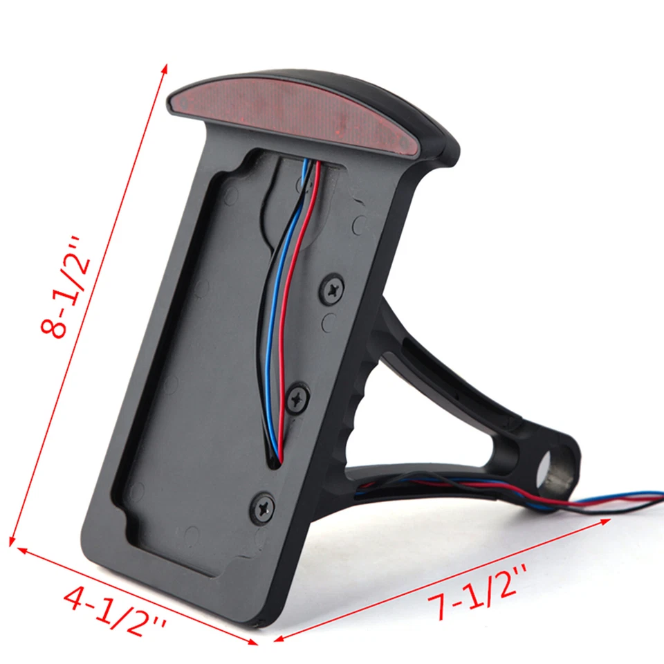 Держатель номерного знака мотоцикла кронштейн светодиодный задний фонарь для Harley Davidson XL883 - Изображение 4 из 4