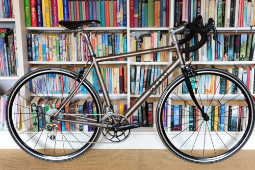 NEW Enigma Etape Titanium racing bike, Campagnolo 10 speed. 54cm.