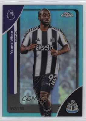 2025-26 Topps Chrome Premier League Teal Refractor 52/299 Yoane Wissa #141 1gg4