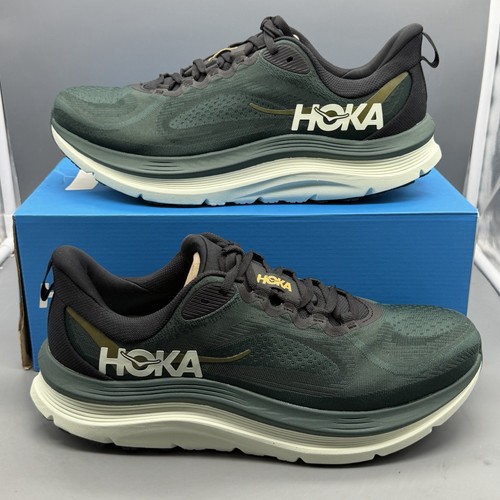 Hoka One One Kawana 3 Men’s 10 D Running Shoes Athletic Gym Training Green NWB!